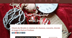 Desktop Screenshot of coeur-troubadour.com